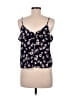 Timing 100% Polyester Blue Sleeveless Blouse Size M - photo 2