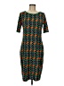 Lularoe Argyle Green Casual Dress Size M - photo 1