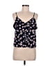 Timing 100% Polyester Blue Sleeveless Blouse Size M - photo 1