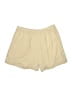 Grade & Gather 100% Tencel Solid Ivory Shorts Size L - photo 2