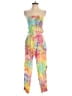 Tiare Hawaii White Green Jumpsuit Size S - photo 1