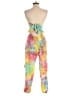 Tiare Hawaii White Green Jumpsuit Size S - photo 2
