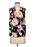 INC International Concepts 100% Polyester Black Sleeveless Blouse Size S - photo 1