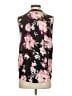 INC International Concepts 100% Polyester Black Sleeveless Blouse Size S - photo 2
