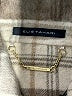 Elie Tahari Plaid Brown Coat Size XS - Sm - photo 6