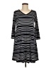 Altar'd State Stripes Black Casual Dress Size S - photo 1