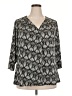 Lane Bryant Gray 3/4 Sleeve Blouse Size 18 - 20 Plus - photo 1