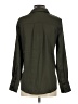 H&M 100% Polyester Solid Green Long Sleeve Blouse Size XS - photo 2