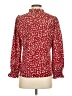 Allegra K 100% Polyester Red Long Sleeve Blouse Size S - photo 2