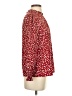 Allegra K 100% Polyester Red Long Sleeve Blouse Size S - photo 4