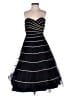 Hitherto 100% Polyester Black Gold Cocktail Dress Size 0 - photo 1