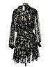 Topshop 100% Polyester Animal Print Black Cocktail Dress Size 12 - photo 2