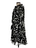 Topshop 100% Polyester Animal Print Black Cocktail Dress Size 12 - photo 5