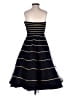 Hitherto 100% Polyester Black Gold Cocktail Dress Size 0 - photo 2