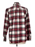 Ann Taylor LOFT Plaid Red Long Sleeve Blouse Size L - photo 2