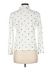 Croft & Barrow 100% Cotton Hearts White Long Sleeve Blouse Size M (petite) - photo 2