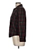 Kate Hill Plaid Black Long Sleeve Button-Down Shirt Size 6 - photo 5