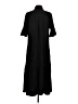 Chico's 100% Rayon Black Casual Dress Size Sm (0.5) - photo 2