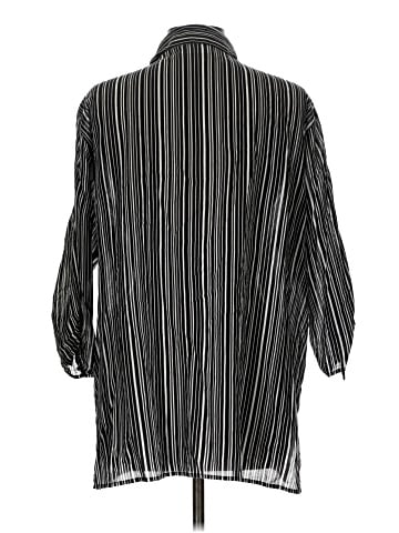 Liz Claiborne 3/4 Sleeve Button-Down Shirt (view 2)