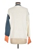 Listicle Color Block Blue Cardigan Size M - photo 2
