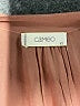 Cameo Brown Short Sleeve Blouse Size XS - photo 7