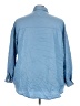 Unbranded 100% Polyester Blue 3/4 Sleeve Blouse Size 5X - photo 2