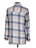 Alexander Jordan 100% Rayon Plaid Blue Long Sleeve Button-Down Shirt Size L - photo 2