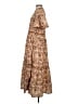 Marigold Paisley Brown Casual Dress Size XS - photo 5