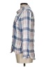 Alexander Jordan 100% Rayon Plaid Blue Long Sleeve Button-Down Shirt Size L - photo 5