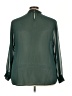 Torrid 100% Polyester Green Long Sleeve Blouse Size 3X Plus (3) - photo 2