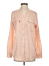 Calvin Klein 100% Polyester Color Block Pink Long Sleeve Blouse Size S - photo 1