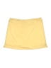 Ekouaer Solid Yellow Casual Skirt Size XXL - photo 2