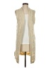 Coco + Carmen 100% Acrylic Tan Sweater Vest Size S - photo 1