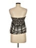 Express Print Brown Gray Tube Top Size S - photo 2