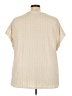 Shein Curve Ivory Short Sleeve Blouse Size 5X - photo 2