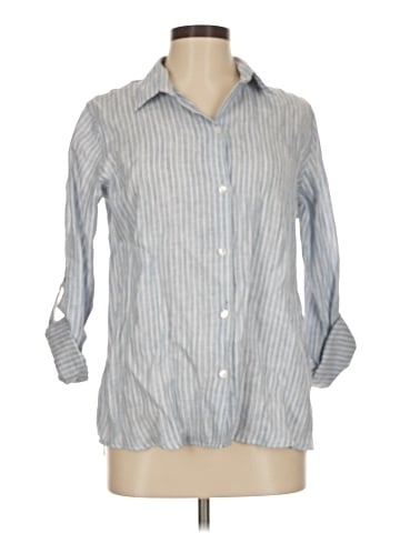 AP.NY 3/4 Sleeve Button-Down Shirt (view 1)