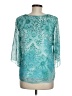 JM Collection Teal 3/4 Sleeve Blouse Size M (petite) - photo 2