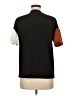Shein Color Block Brown Short Sleeve Top Size 4 - photo 2