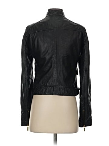 MICHAEL Michael Kors Leather Jacket (view 2)