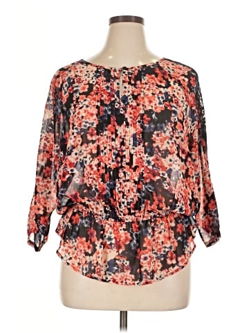 Route 66 3/4 Sleeve Blouse (view 1)