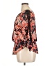 Route 66 100% Polyester Floral Orange 3/4 Sleeve Blouse Size XL - photo 5