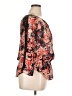 Route 66 100% Polyester Floral Orange 3/4 Sleeve Blouse Size XL - photo 4