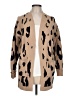 Zesica Animal Print Tan Cardigan Size L - photo 1