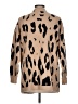 Zesica Animal Print Tan Cardigan Size L - photo 2