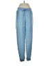 Athleta 100% Nylon Chevron-herringbone Blue Casual Pants Size 4 - photo 1