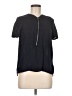 The Kooples Black Short Sleeve Blouse Size Med (2) - photo 1