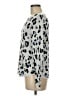 Chico's 100% Rayon Animal Print Silver Pullover Sweater Size Med (1) - photo 5