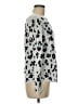 Chico's 100% Rayon Animal Print Silver Pullover Sweater Size Med (1) - photo 4
