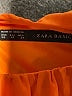 Zara Basic Paisley Orange Casual Dress Size XS - photo 7