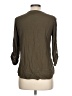 Paper Tee 100% Viscose Brown 3/4 Sleeve Blouse Size L - photo 2